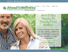 Tablet Screenshot of aheadtowellness.com